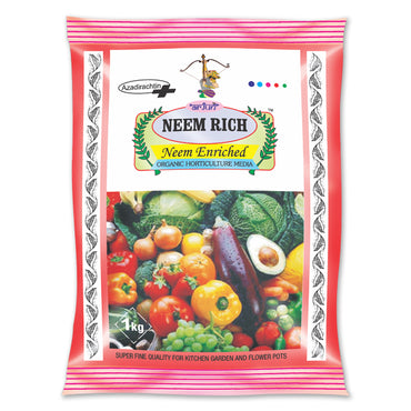 Neem Rich Organic Manure with Neem, Sulphur & Micronutrients – Natural Fertilizer for Plants, Lawns & Kitchen Gardens